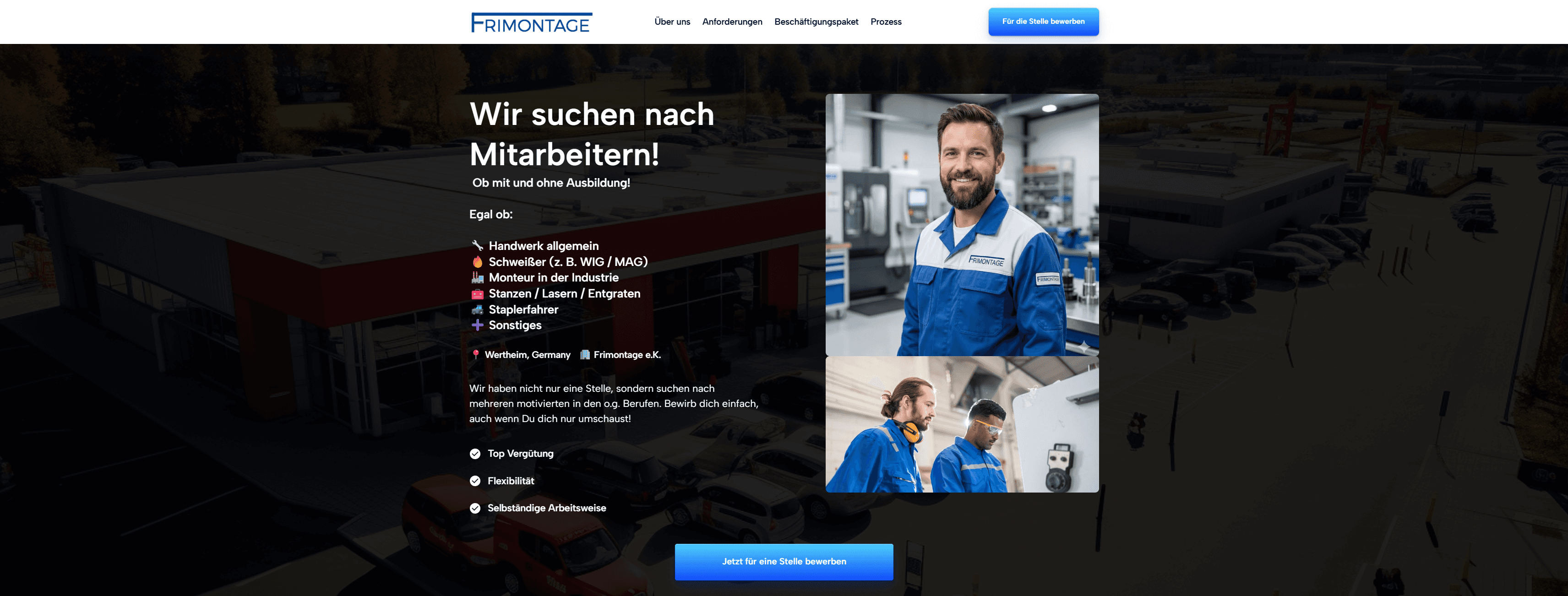 Bewerber-Funnel Metallindustrie